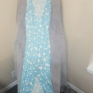 Diane von Furstenberg wrap maxi dress